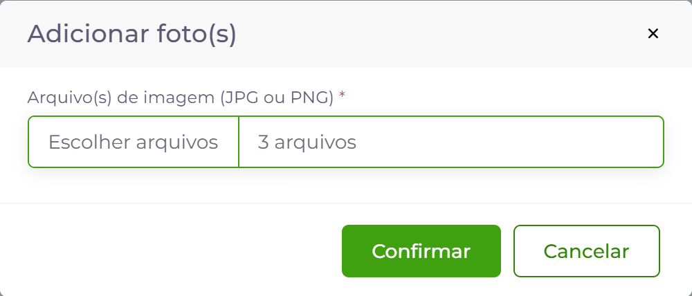 Três fotos escolhidas.