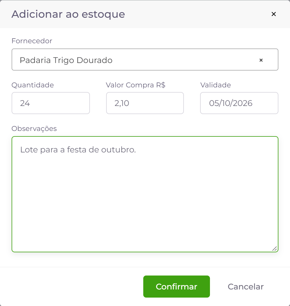 Entrada de 24 unidades.